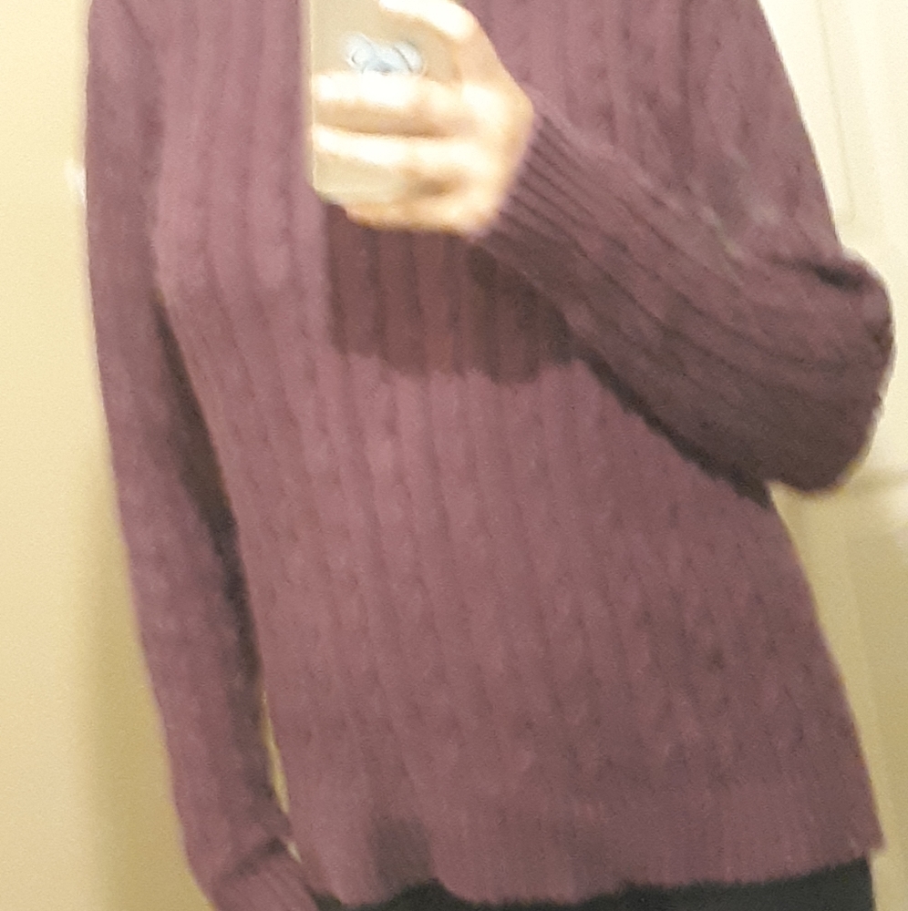 Purple sweater
